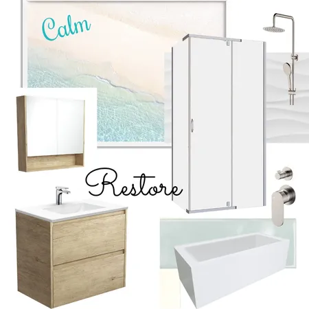 Main Bathroom Interior Design Mood Board by lauder42@gmail.com on Style Sourcebook