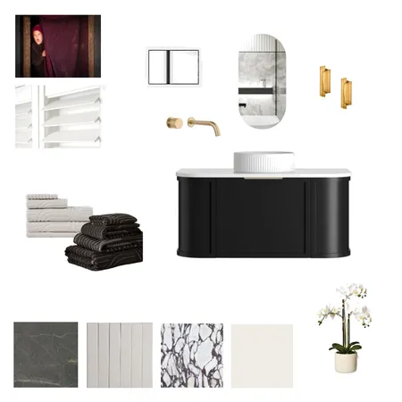Module 9 Part A Bathroom Interior Design Mood Board by natalieenlund@gmail.com on Style Sourcebook