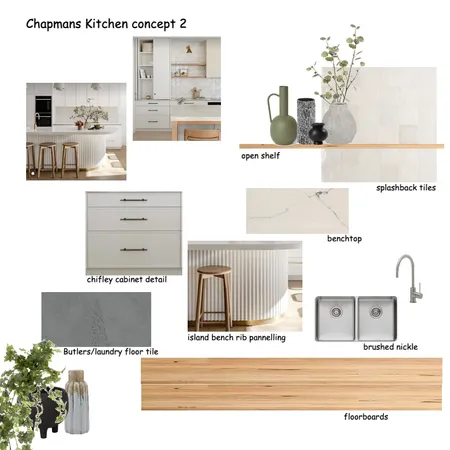 Chapmans kitchen concept 2 Interior Design Mood Board by Susan Conterno on Style Sourcebook