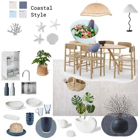 Coastal Style dining Interior Design Mood Board by Sara Ahmed 2002 on Style Sourcebook