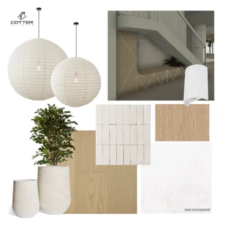 Slade Point Project - Staircase and Entry Interior Design Mood Board by Cotter Builders on Style Sourcebook