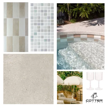 Slade Point Project - Pool Interior Design Mood Board by Cotter Builders on Style Sourcebook