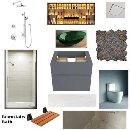 Downstairs Bath Interior Design Mood Board by Bkelli1 on Style Sourcebook