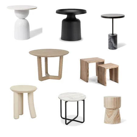 JR_Side tables Interior Design Mood Board by MEL MAR DESIGN on Style Sourcebook