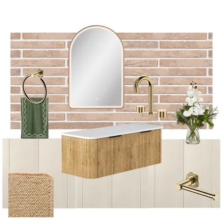 Chic Pink Bathroom Interior Design Mood Board by Fienza on Style Sourcebook