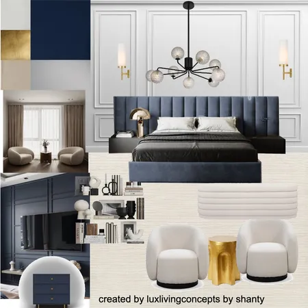 bedroom mock up design #1 Interior Design Mood Board by Luxlivingconceptsbyshanty on Style Sourcebook
