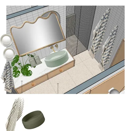 Boys Bathroom Mockup Interior Design Mood Board by marcelle on Style Sourcebook