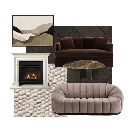 Chocolate Living Room Interior Design Mood Board by _janeinteriors on Style Sourcebook