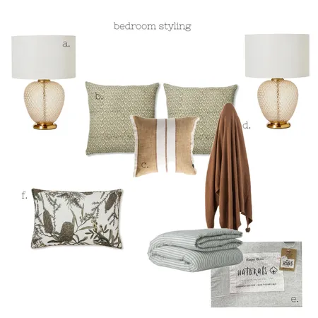 Bedroom Anglesea Interior Design Mood Board by paula@torqingdesign.com.au on Style Sourcebook