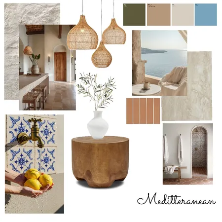 Mediterranean Interior Design Mood Board by Renee Wratih on Style Sourcebook