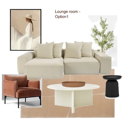 JR_Lounge Option 1 Interior Design Mood Board by MEL MAR DESIGN on Style Sourcebook