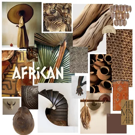 African Style Interior Design Mood Board by taysim77@gmail.com on Style Sourcebook