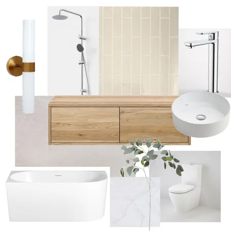 Sunrise Drive Main Bathroom Interior Design Mood Board by Sharon Chiocci on Style Sourcebook