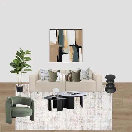 Living Room Option 1 Updated Interior Design Mood Board by Studio7 Stylings on Style Sourcebook