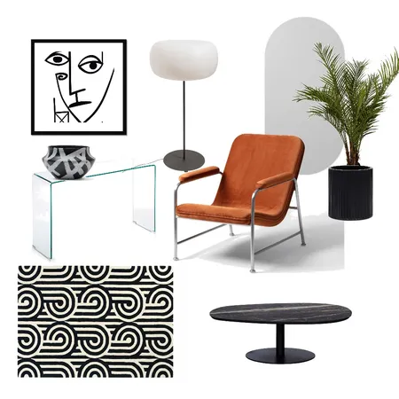 Modern Graphic Luxe Interior Design Mood Board by Adyomo Design on Style Sourcebook