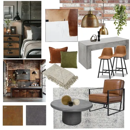 industrial Interior Design Mood Board by belleanna on Style Sourcebook