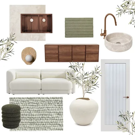 Copper & Green Interior Design Mood Board by tashyt89@gmail.com