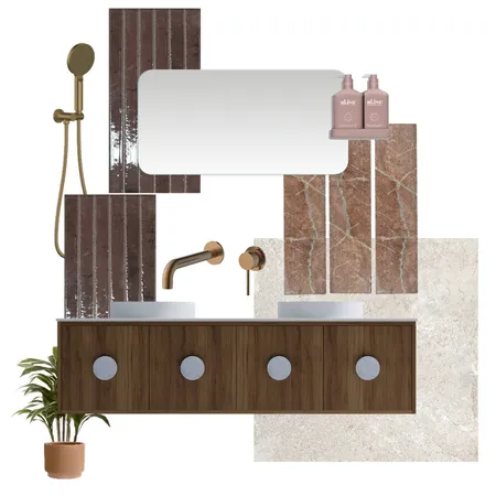 The Block House 1 Master Ensuite, Week 3 Interior Design Mood Board by Beaumont Tiles on Style Sourcebook
