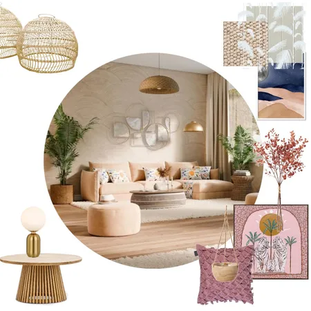 Boho chic Interior Design Mood Board by Serenity Interiors on Style Sourcebook