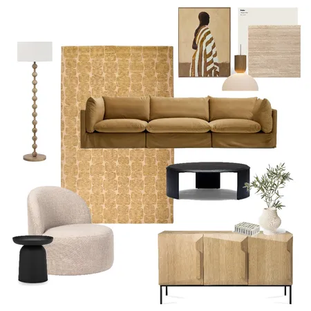 caramel Interior Design Mood Board by styled and staged on Style Sourcebook