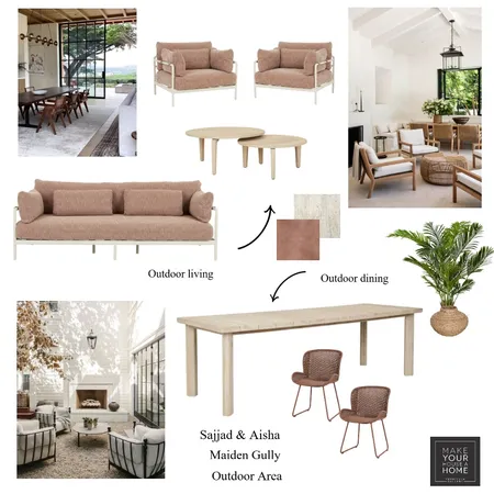 Sajjad & Aisha - Outdoor Living Area Interior Design Mood Board by MarnieDickson on Style Sourcebook