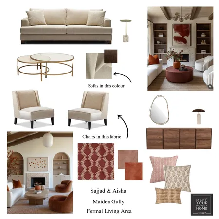 Sajjad & Aisha - Formal Living Area Interior Design Mood Board by MarnieDickson on Style Sourcebook