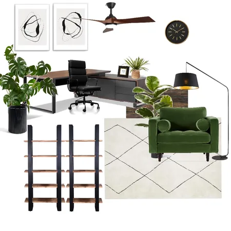 Study - Sample Board Interior Design Mood Board by Haysloft Designs on Style Sourcebook