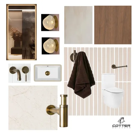Elysian - Powder Room 1 Interior Design Mood Board by Cotter Builders on Style Sourcebook