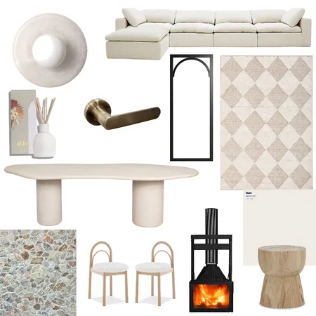 Living/Dining Interior Design Mood Board by hleadbeater on Style Sourcebook