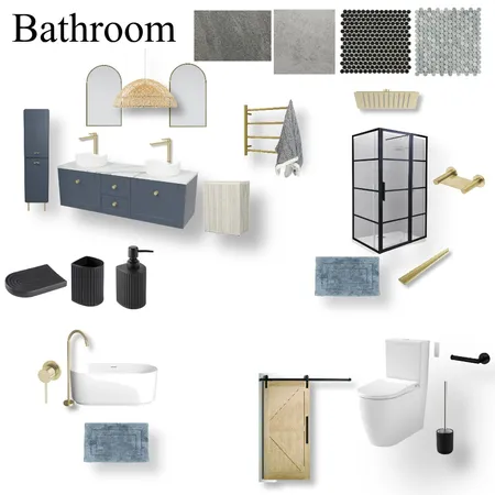 Phebe Bathroom Mood Board Interior Design Mood Board by felt + stone Design on Style Sourcebook