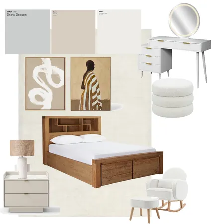 Shanece Andrews Bedroom Master Bedroom Interior Design Mood Board by jdarinteriors on Style Sourcebook