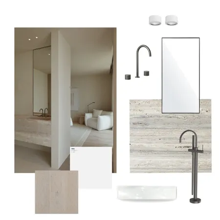 MINIMAL BATHROOM Interior Design Mood Board by DVLPMNT on Style Sourcebook