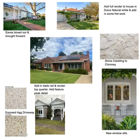 Facade Option 3 (Full Render) Interior Design Mood Board by MiaCat on Style Sourcebook