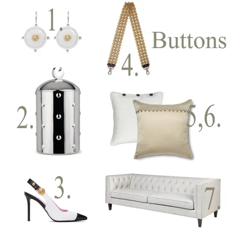 Buttons Interior Design Mood Board by Maison Et All on Style Sourcebook
