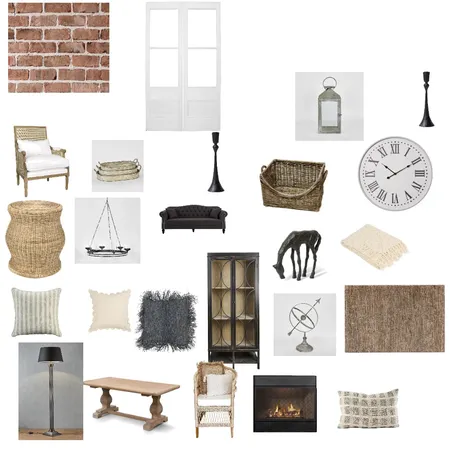 Modern Farmhouse Interior Design Mood Board by Chiefdesigns! on Style Sourcebook