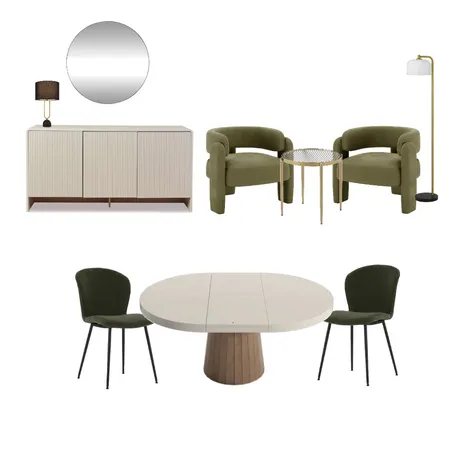 COASTAL LUXE - DINING AREA Interior Design Mood Board by design nu on Style Sourcebook