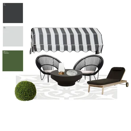 Mint Noir Interior Design Mood Board by SimzM