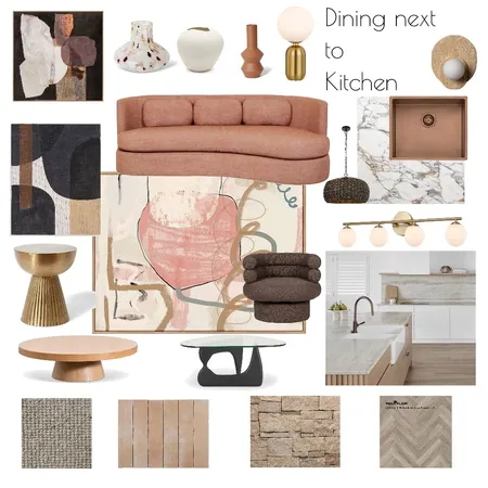 Dining next to Kitchen Interior Design Mood Board by AJ Design on Style Sourcebook