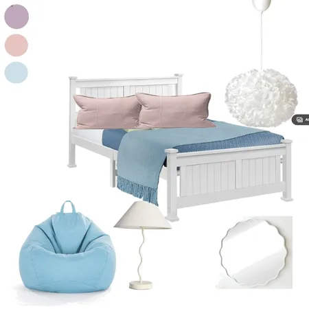 Madi's Bedroom Interior Design Mood Board by MK Interiors Sorted on Style Sourcebook