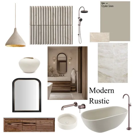 Modern Rustic Mood Board Interior Design Mood Board by Clover15 on Style Sourcebook