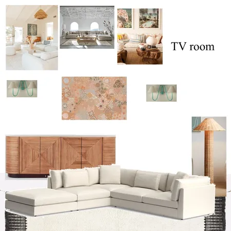 TV Room Interior Design Mood Board by Helen DK on Style Sourcebook