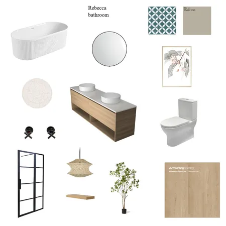 Reb bathroom Interior Design Mood Board by rebeccalathrop66@gmail.com on Style Sourcebook