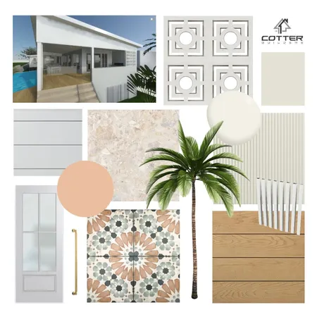 The Beach House - House Exterior Interior Design Mood Board by Cotter Builders on Style Sourcebook