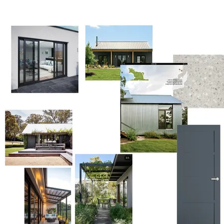 Shed Quarters Exterior Interior Design Mood Board by SSquarters on Style Sourcebook