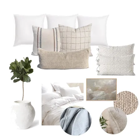 Master Bedroom Linen Selections Interior Design Mood Board by The Clarke Collection on Style Sourcebook
