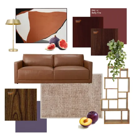 Darren Palmer Inspired- Reds and Plums Interior Design Mood Board by DECO Australia on Style Sourcebook
