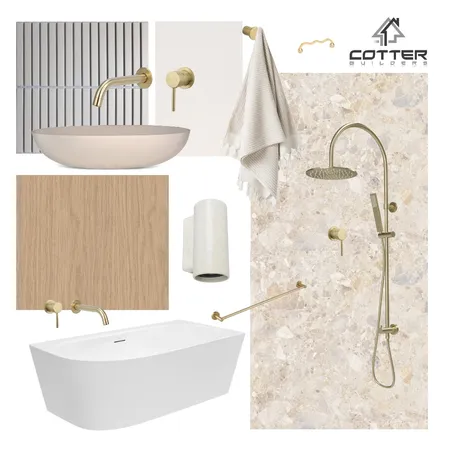 The Beach House - Ensuite Interior Design Mood Board by Cotter Builders on Style Sourcebook