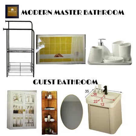Modern Bathrooms Interior Design Mood Board by al1168ster@gmail.com on Style Sourcebook
