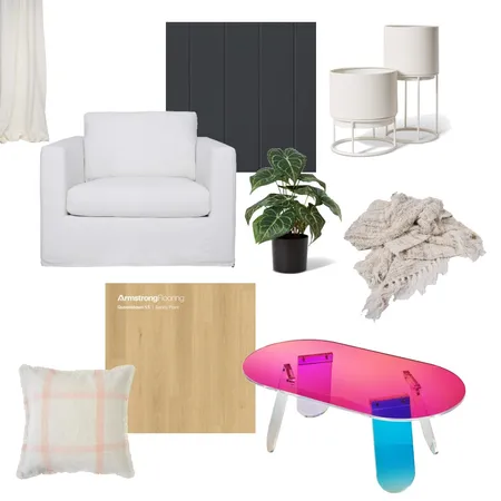 Retro Eclectic Living Interior Design Mood Board by Armstrong Flooring on Style Sourcebook