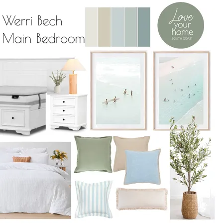 Main Bedroom Interior Design Mood Board by Love Your Home South Coast on Style Sourcebook